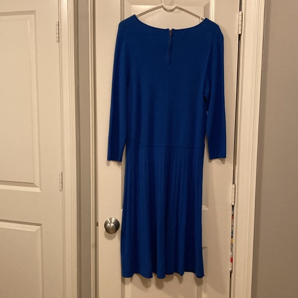 NEW Talbots blue knit dress w/tags - Picture 2 of 6